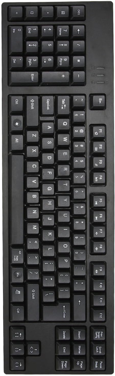 Ergonomic Left Handed Keyboard 109 Keys F420