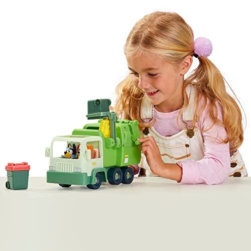 Bluey Garbage Truck 2.5" poseable Figures with Playset L3170