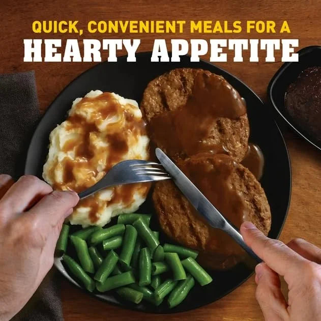 Salisbury Steak Frozen Dinner, 16 oz - Pack of 8 T129567