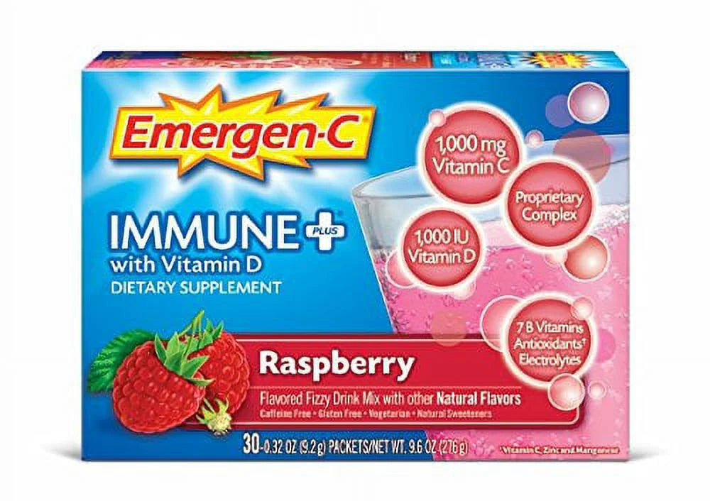 30 Count Raspberry Flavor Immune+ Supplement P340