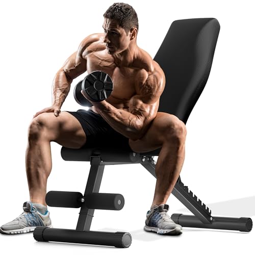 Adjustable Weight Bench Press with 700 LB Capacity Incline/Decline Bench C9326