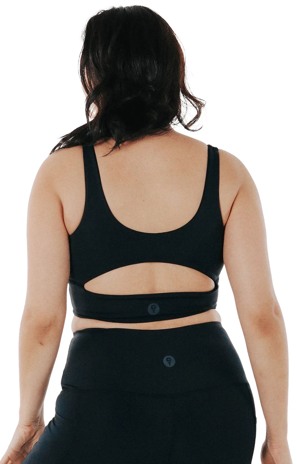 Limitless Sports Bra in Jet Black - Medium Support, A - E Cups