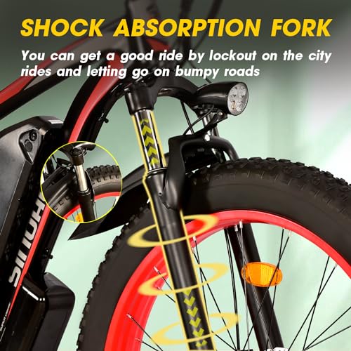 26'' Fat Tire Electric Bicycle with 750W Motor and 48V 13Ah Lithium Battery O522423