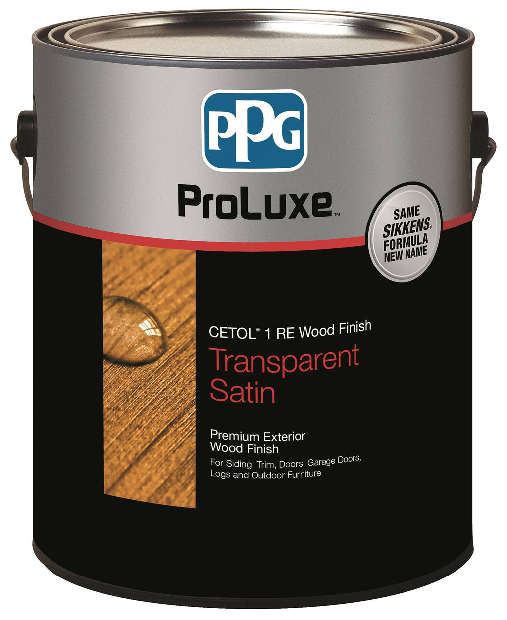 Teak Transparent Satin Wood Finish, 1 Gal G283779