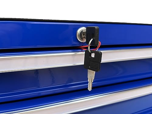 Blue 2 Drawer Metal Tool Chest Z647