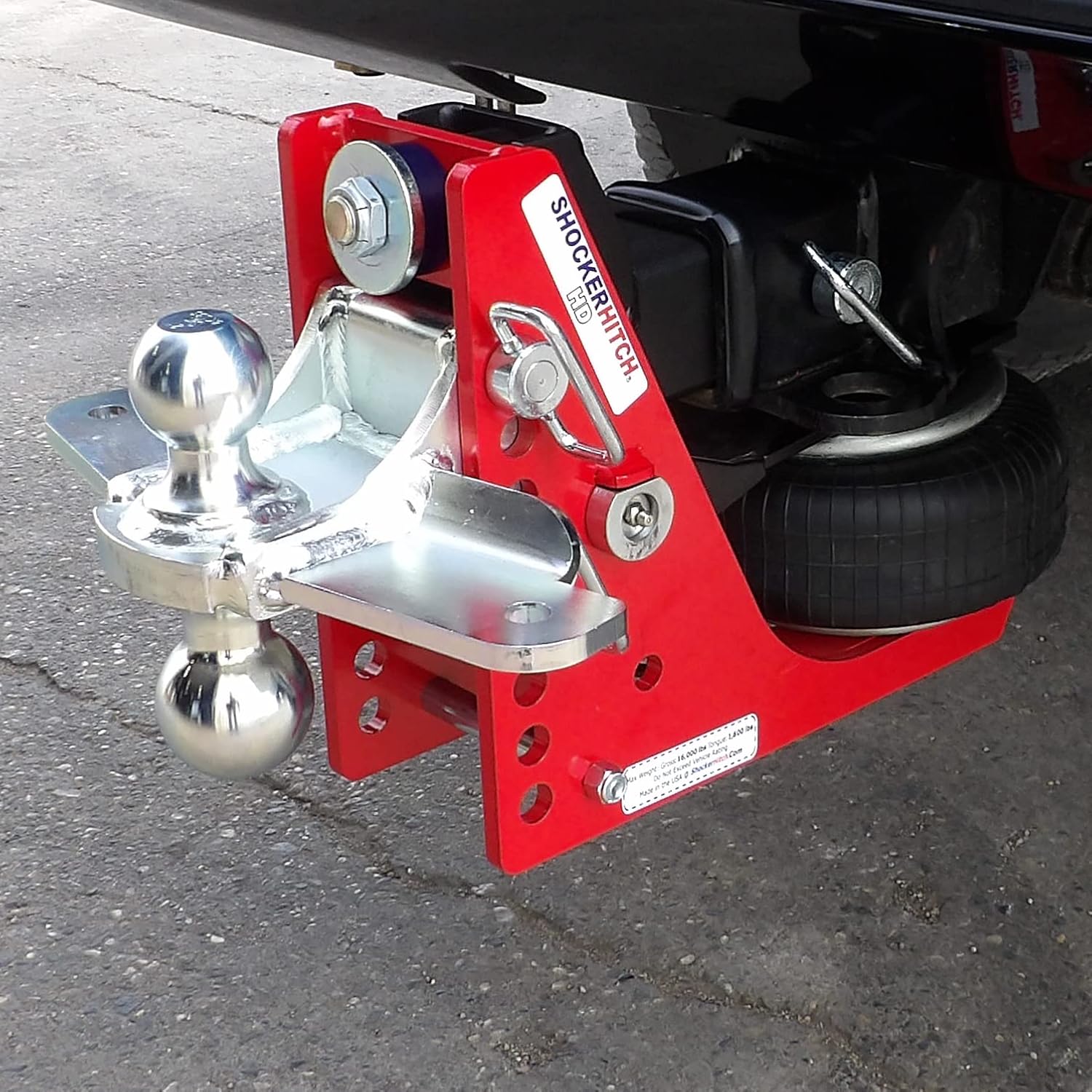 Air Hitch with Sway Control Ball Mount, 2" Hitch - 12,000 lbs X480125