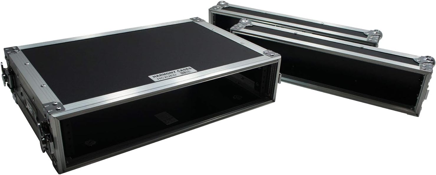 Pro DJ Flight 2U FX Effect 16 Depth Road Vertical Case U7641