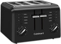 Black 4-Slice Compact Plastic Toaster J17341