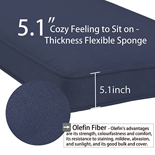 22'' x 24'' Green Outdoor Deep Seat Chair Cushion Set of 2 Seats, 2 Backs, 2 Pillows K875427