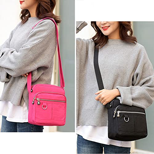 Nylon Waterproof Crossbody Shoulder Bag Z9384