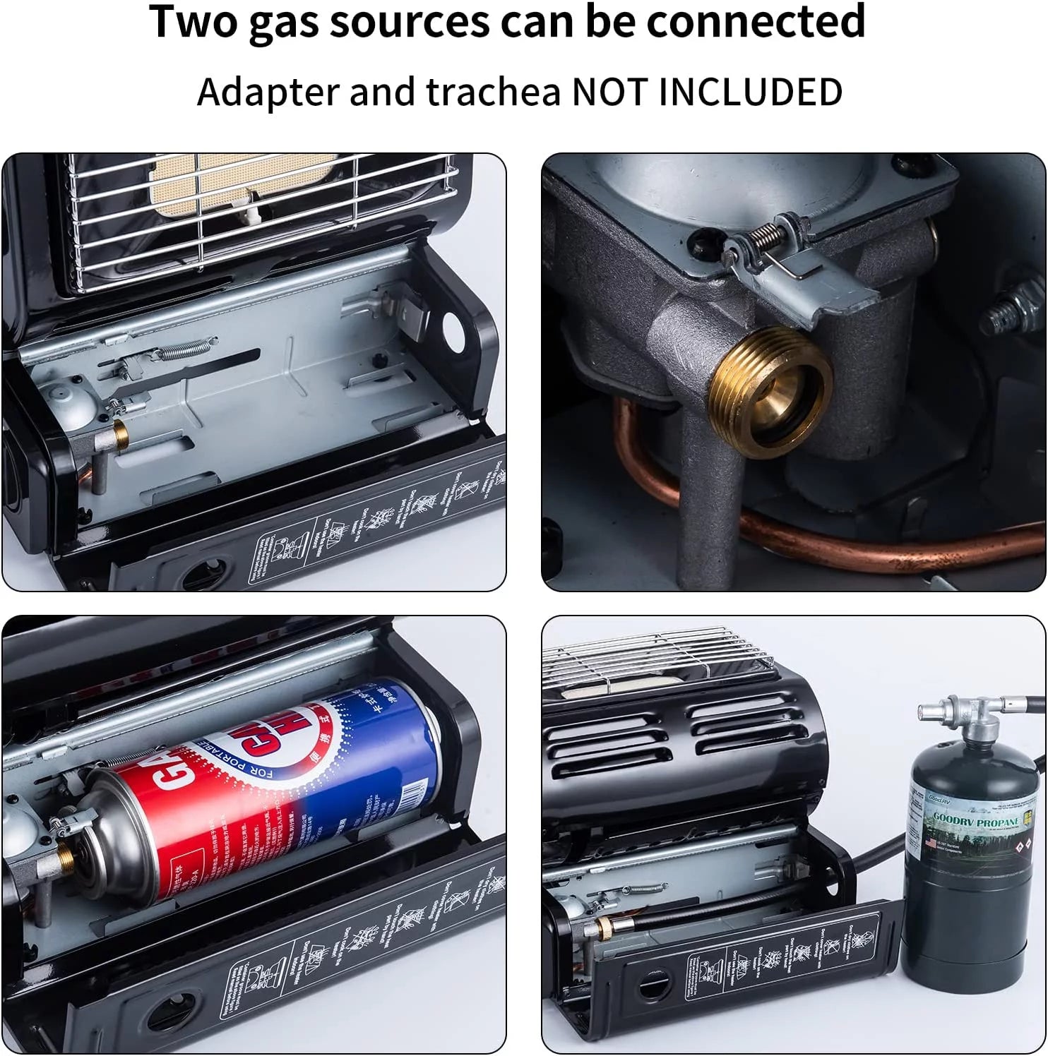 Adjustable Dual Fuel Camping Heater S68383