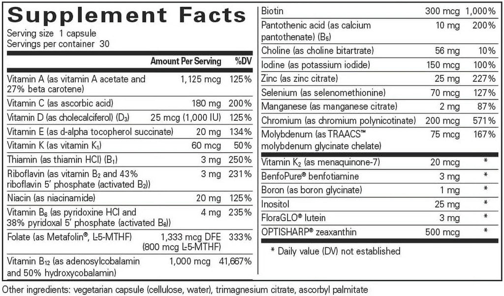 30 Capsules Multivitamin Supplement A947