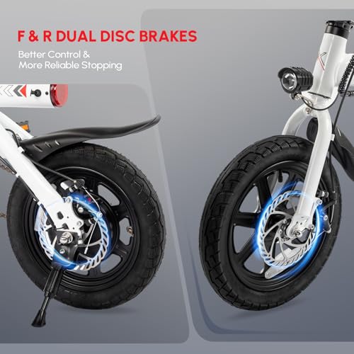 14" Folding Electric Bike 350W Motor 36V 6AH Battery W177