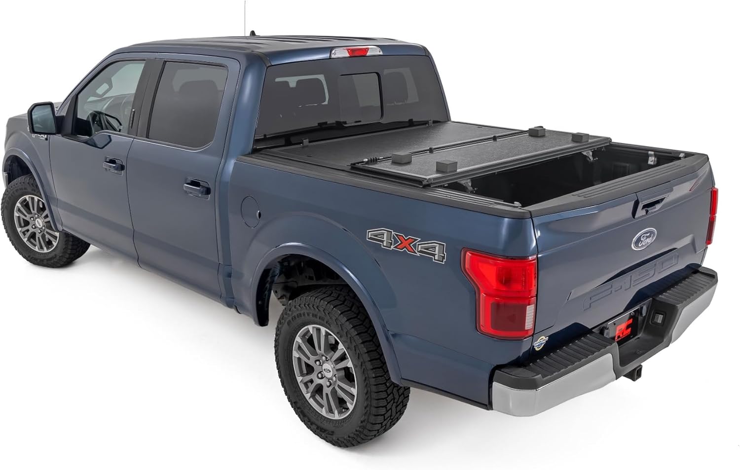 Hard Low Profile Tri-Fold Truck Bed Tonneau Cover for Ford F-150 (2015-2020) - Fits 5'7" Bed E61759