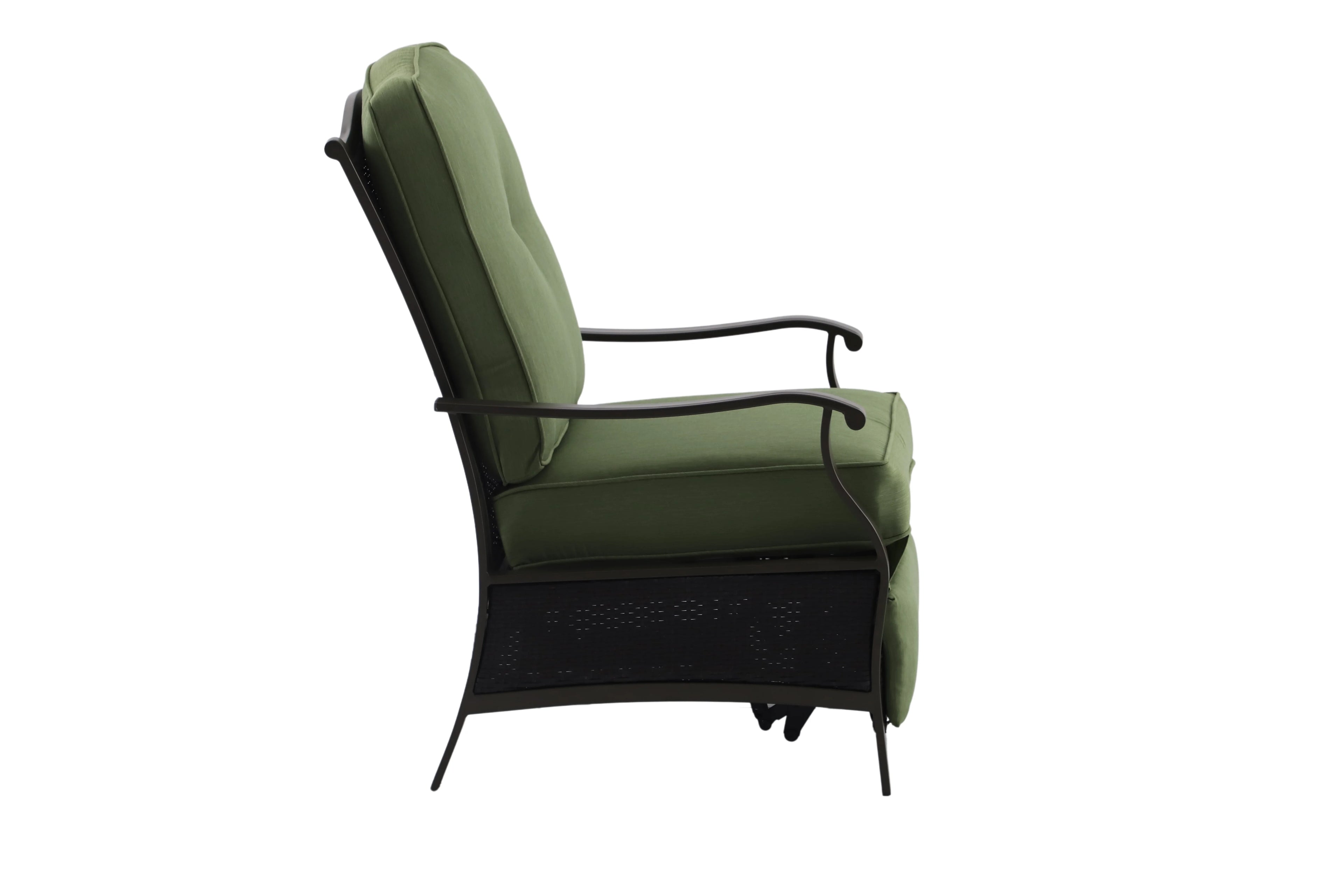 Green Steel Outdoor Recliner W8055