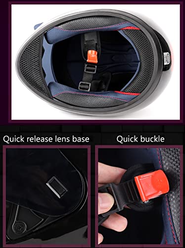 Full Face Motorcycle Helmet with Removable Liner Y20211
