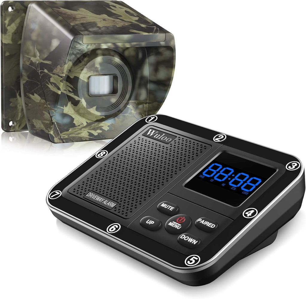 1800 Ft Wireless Outdoor Motion Sensor Driveway Alarm System H4312