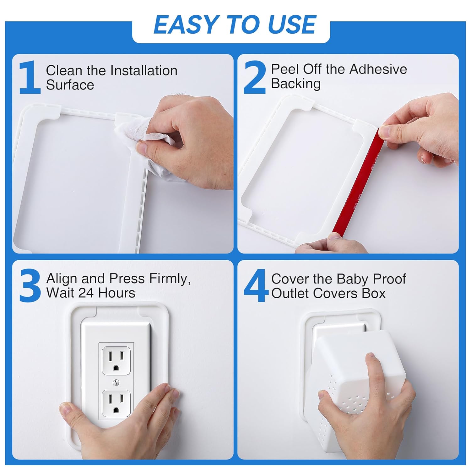 2Pack Extra Large Outlet Covers Box S51096