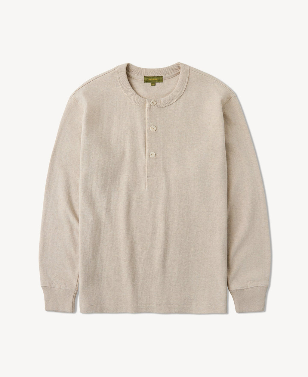 1930s Loopwheel Cotton Henley Shirt