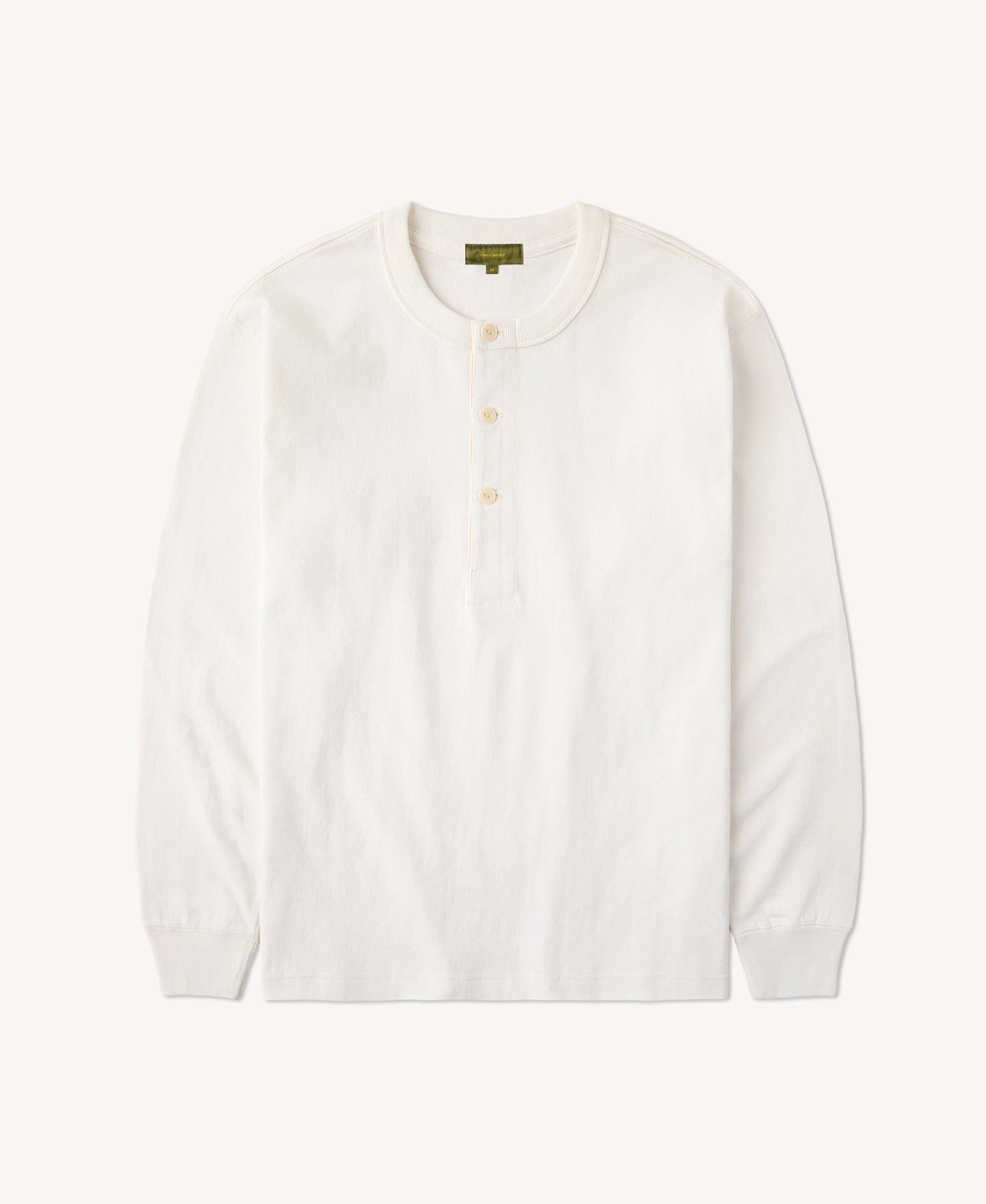1930s Loopwheel Cotton Henley Shirt