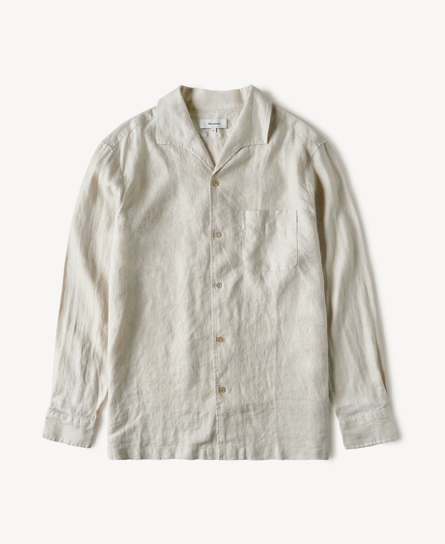 1950s Italian Collar Linen Shirt