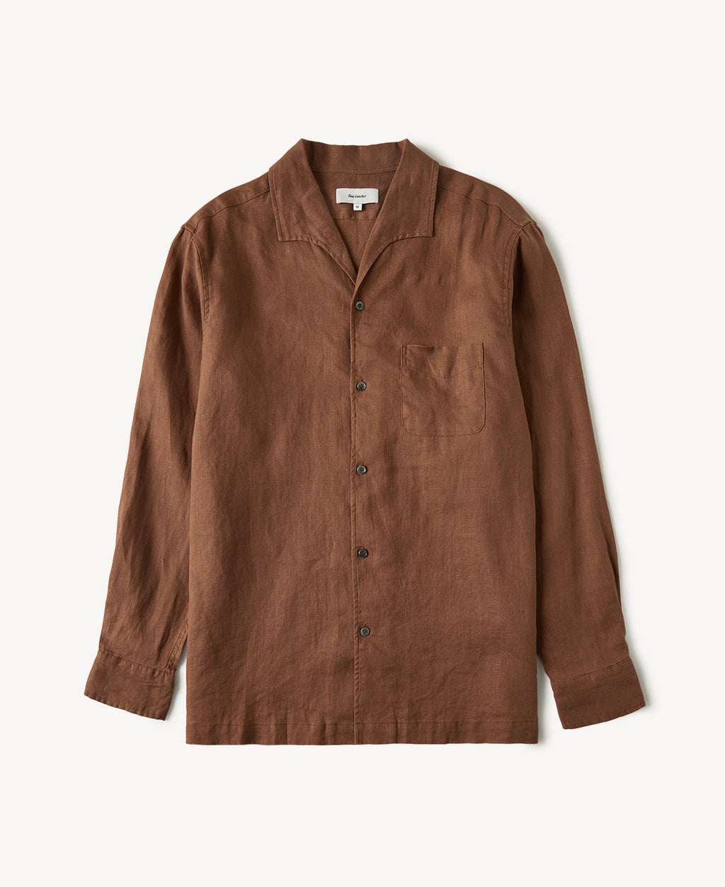1950s Italian Collar Linen Shirt