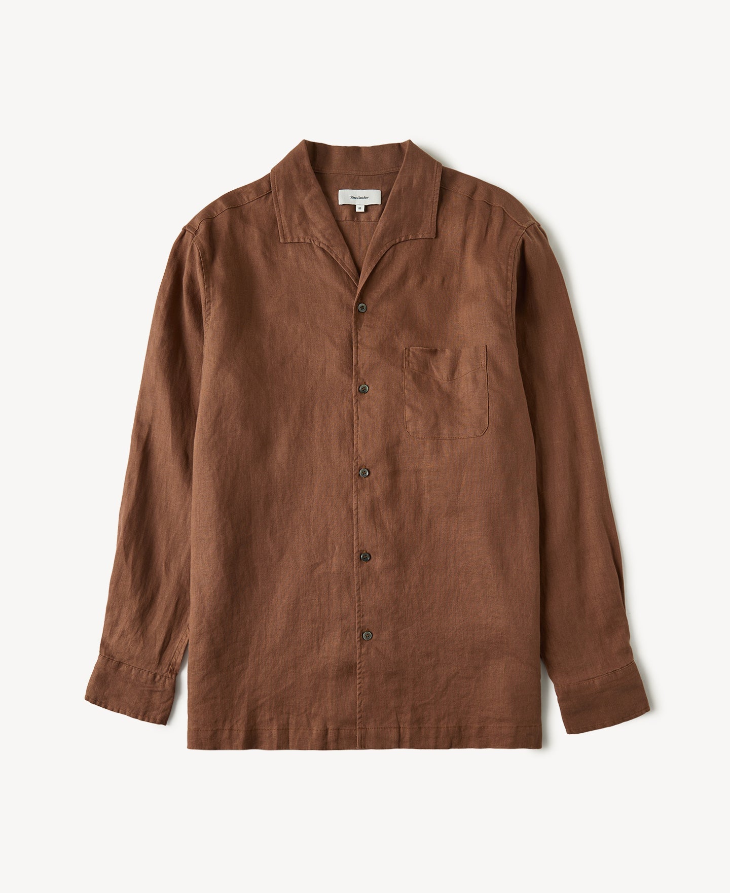 1950s Italian Collar Linen Shirt
