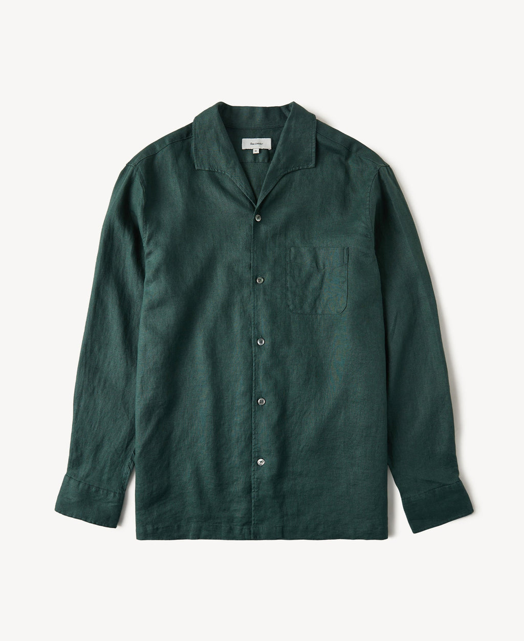 1950s Italian Collar Linen Shirt