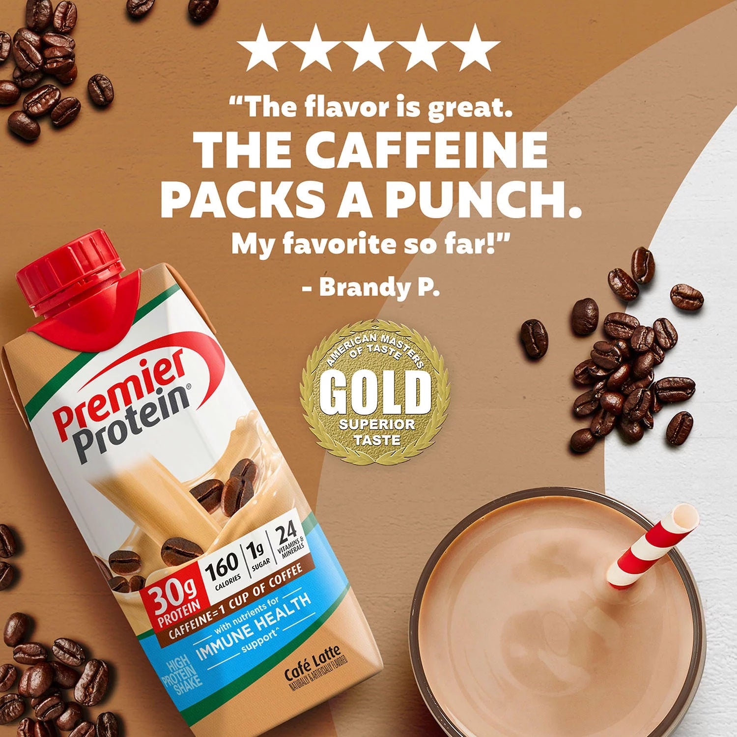 Café Latte Protein Shake, 11 fl. oz., 15 pk. Y6192