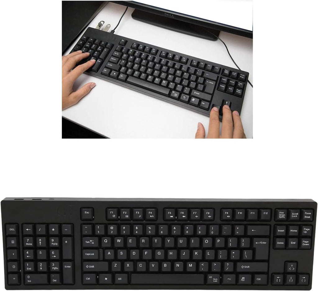 Ergonomic Left Handed Keyboard 109 Keys F420