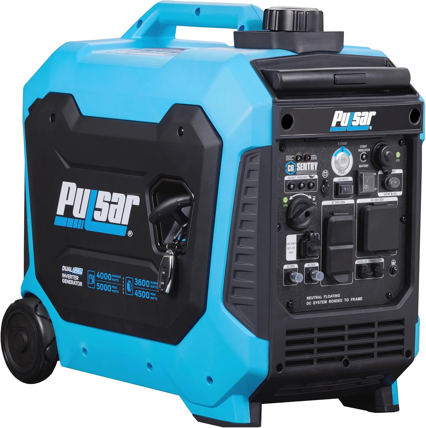 Dual Fuel Portable Inverter Generator with Remote Start M246290
