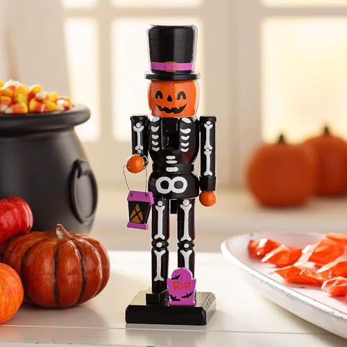 3" x 10" Halloween Wooden Nutcracker Tabletop Decoration U941921