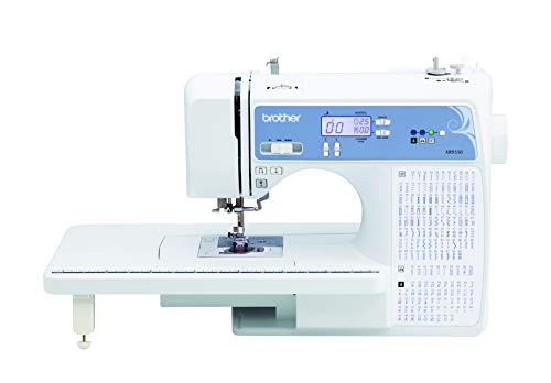 Computerized Sewing and Quilting Machine with 165 Built-in Stitches, LCD Display, White J515135