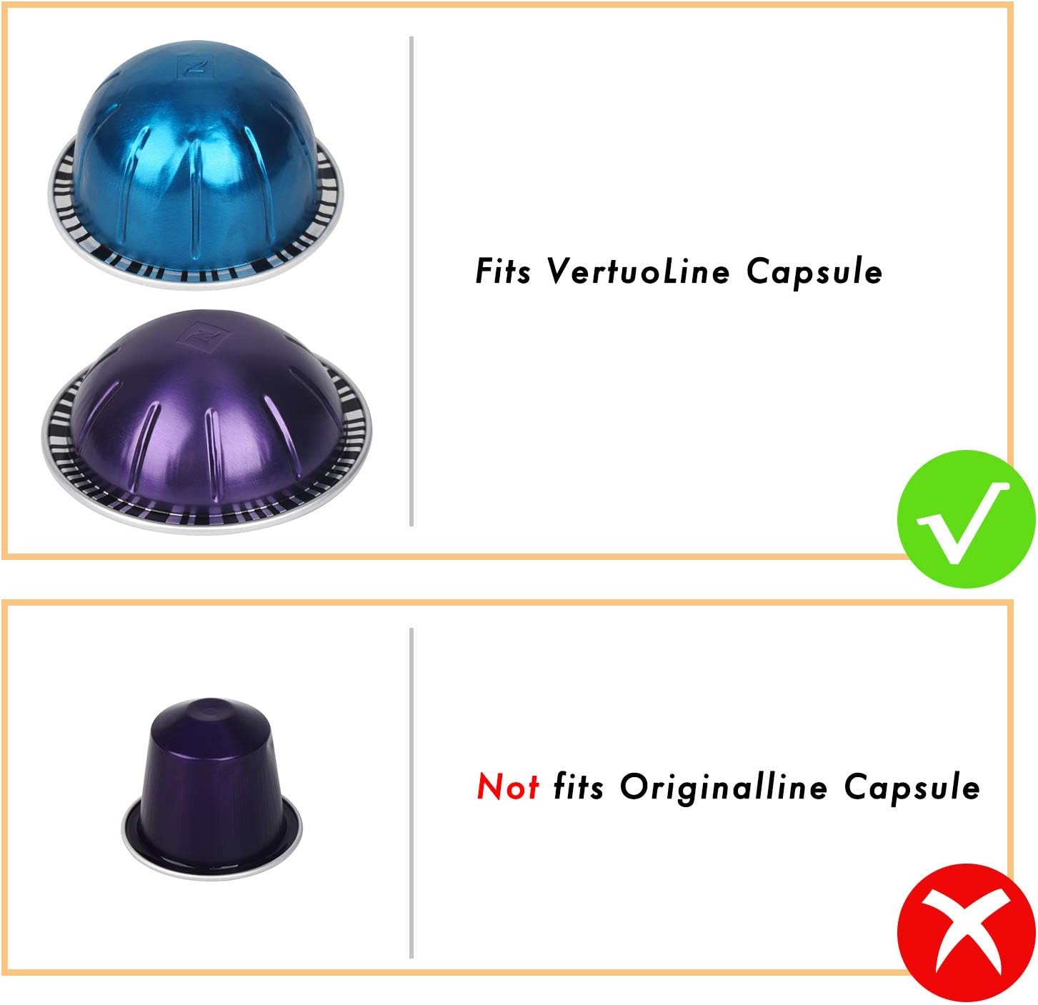 Reusable Aluminum Foil Seals Kit for Nespresso Vertuoline Capsules U46037