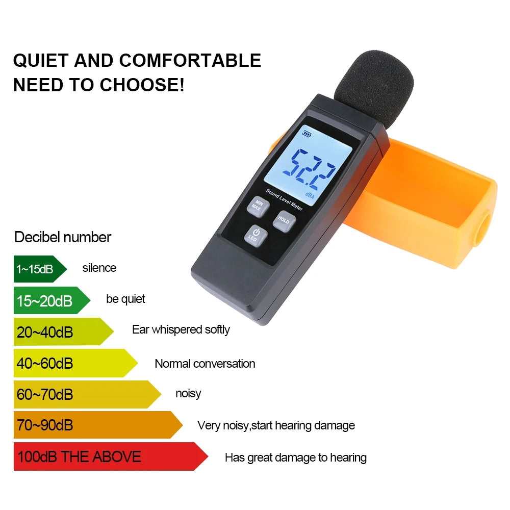 30-130Dba Digital Sound Level Meter J910