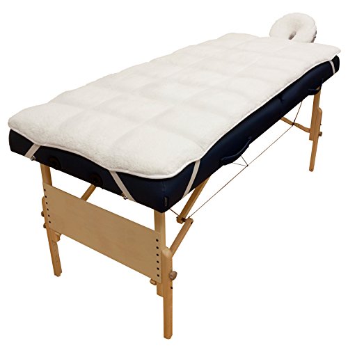Deluxe Quilted Fleece Massage Table Pad Set with Face Cradle Cover U743