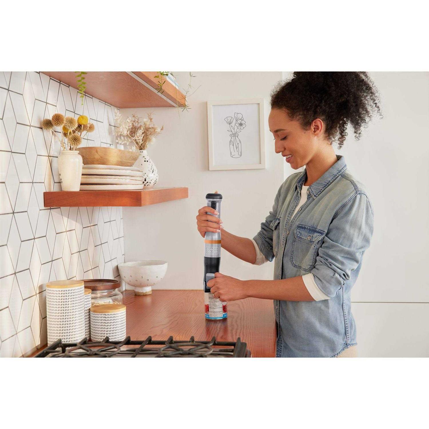 Black Cordless Immersion Blender 6 in 1 Multi Tool Set J60023