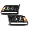 Full LED Headlights Assembly Pair with DRL Sequential Turn Signal Hi/Low Beam 6500K 12V IP67 K636050
