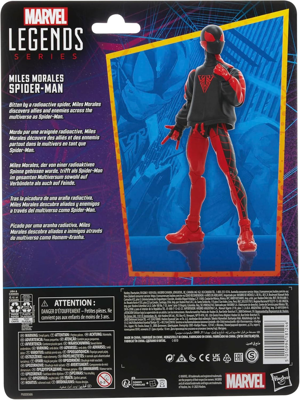 Miles Morales Spider-Man 6-inch Action Figures U459787