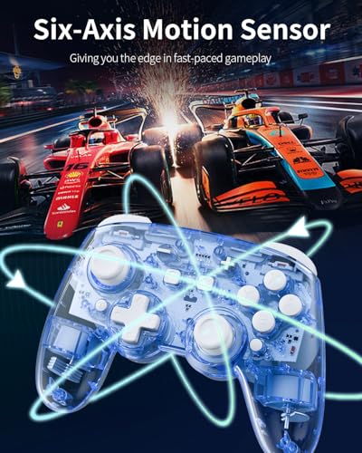 Wireless PC Gaming Controller with Hall Effect Joysticks & 2.4G Dongle O678