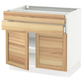White Base Cabinet with 2 Doors and 2 Drawers M270