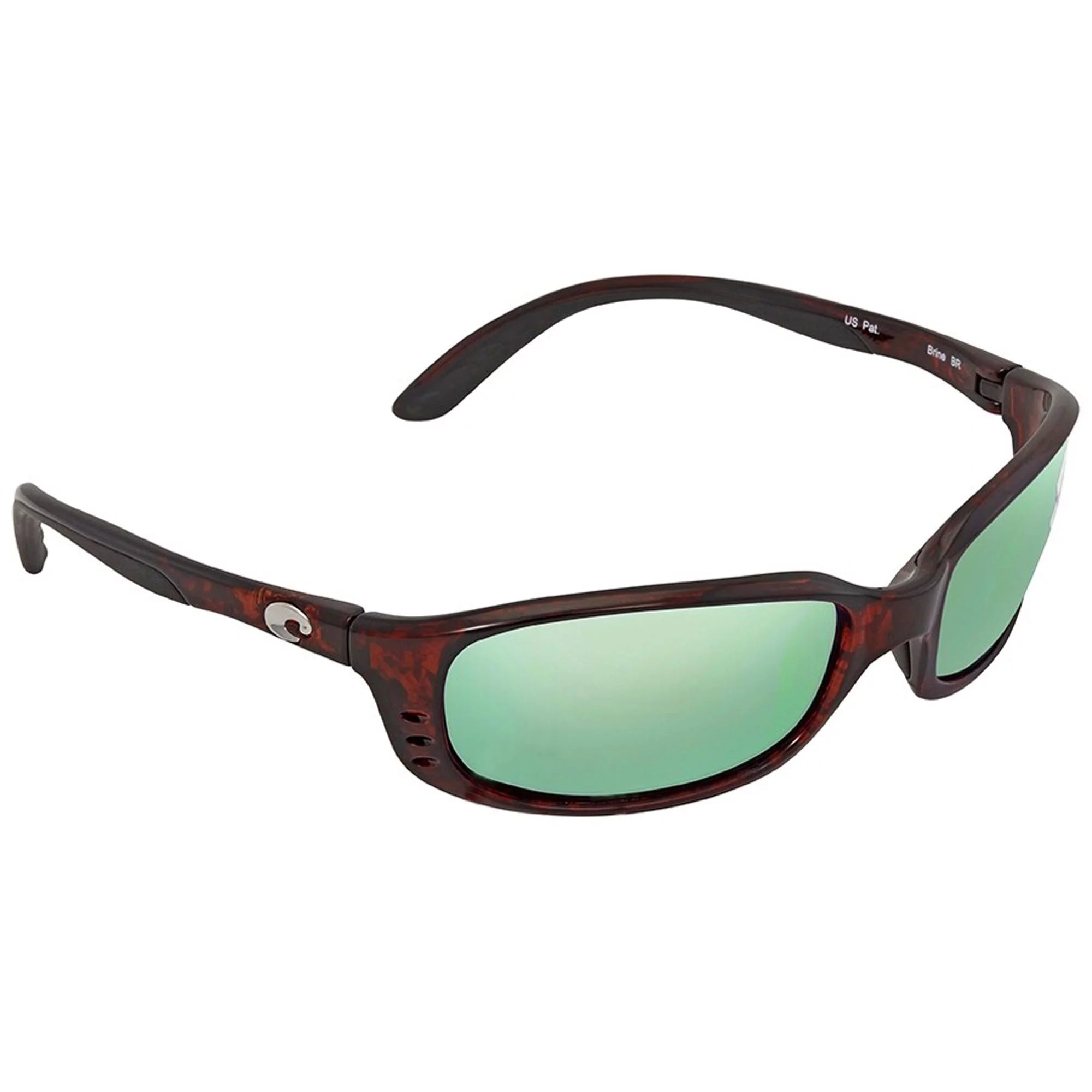 Green Mirror Glass Lens Unisex Sunglasses Z780