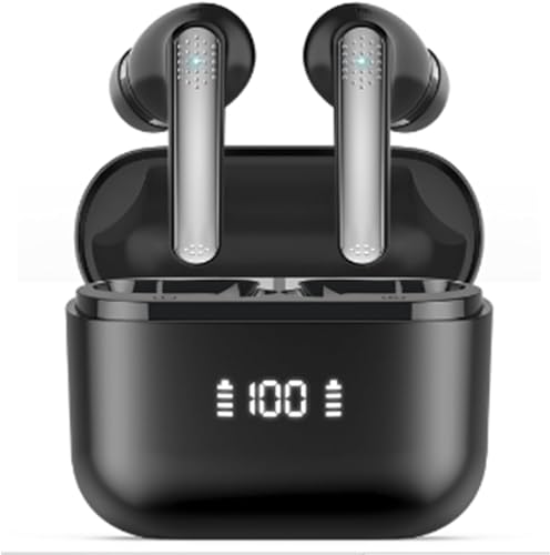 Wireless Earbuds Bluetooth 5.3 with Noise Cancelling Mic 48Hrs Playtime IPX7 Waterproof A42369