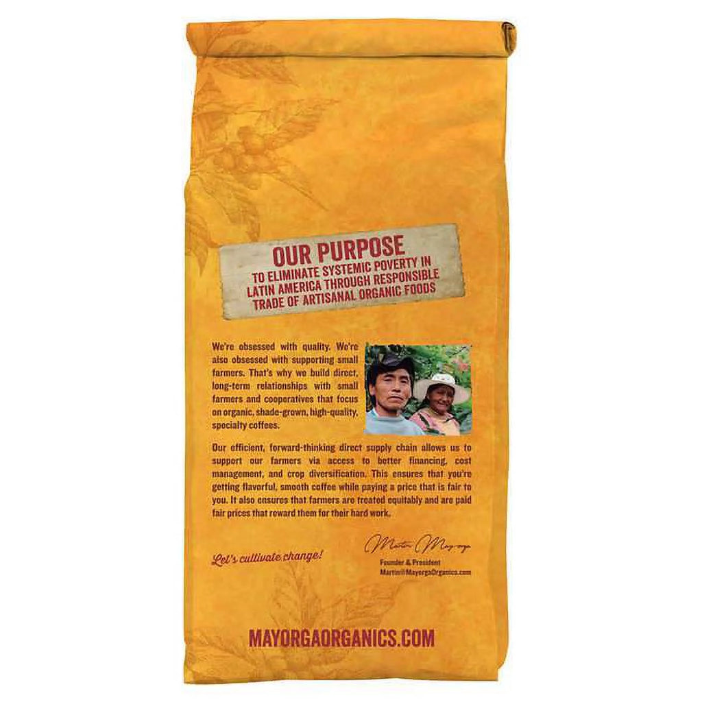 Organic Dark Roast Whole Bean Coffee, 2lbs, 2-pack V97849