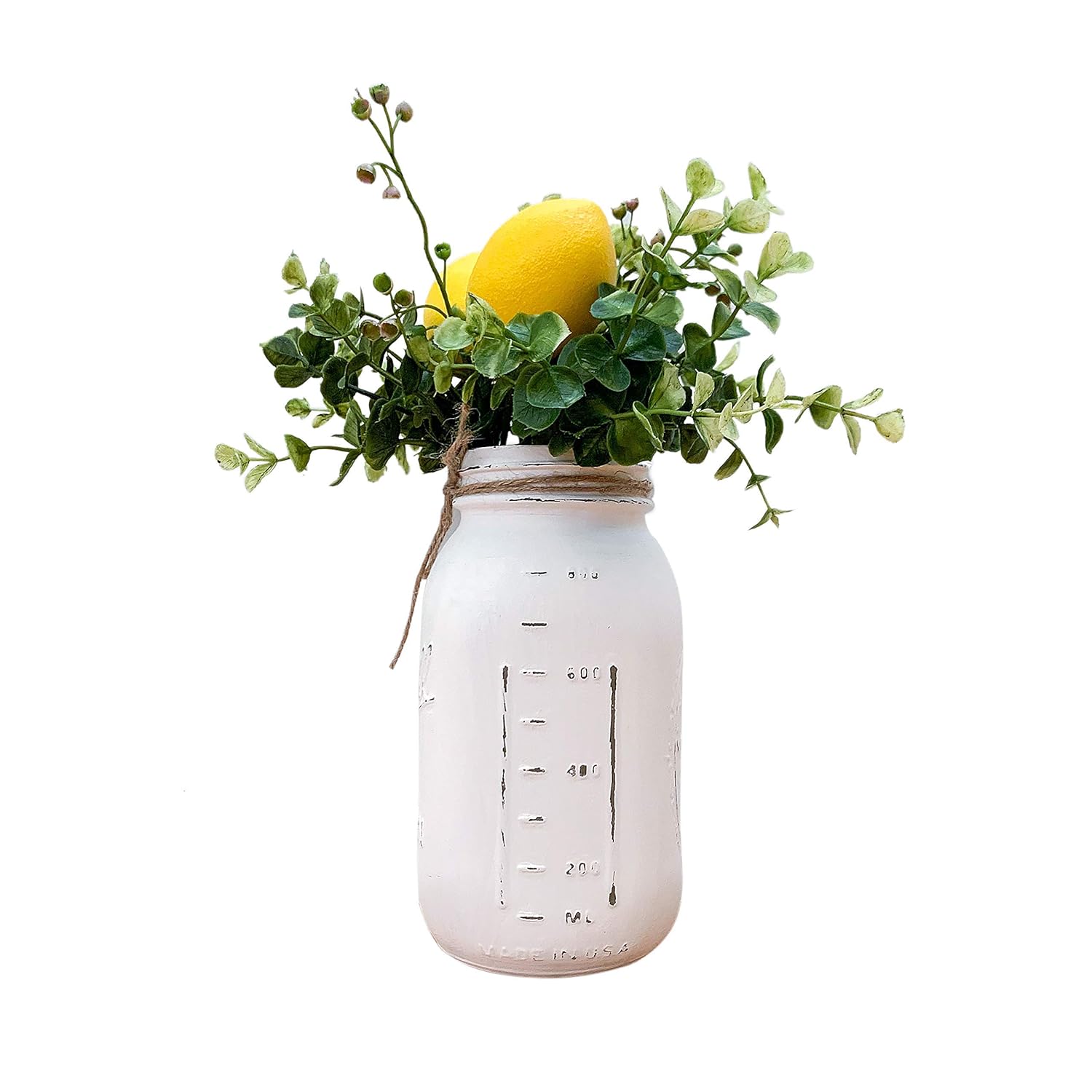 Lemon Mason Jar Centerpiece W28743