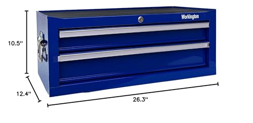 Blue 2 Drawer Metal Tool Chest Z647