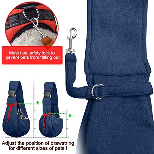 Small Dog Sling Carrier with Adjustable Strap (Black) R9643