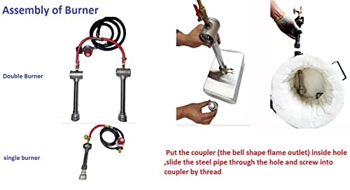Propane Forge Burner with Regulator L612650