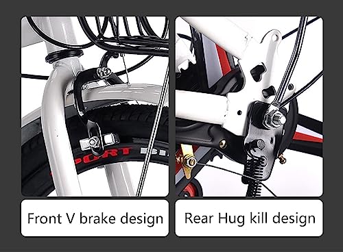 6 Speed High Carbon Steel Folding Mountain Bike W3981