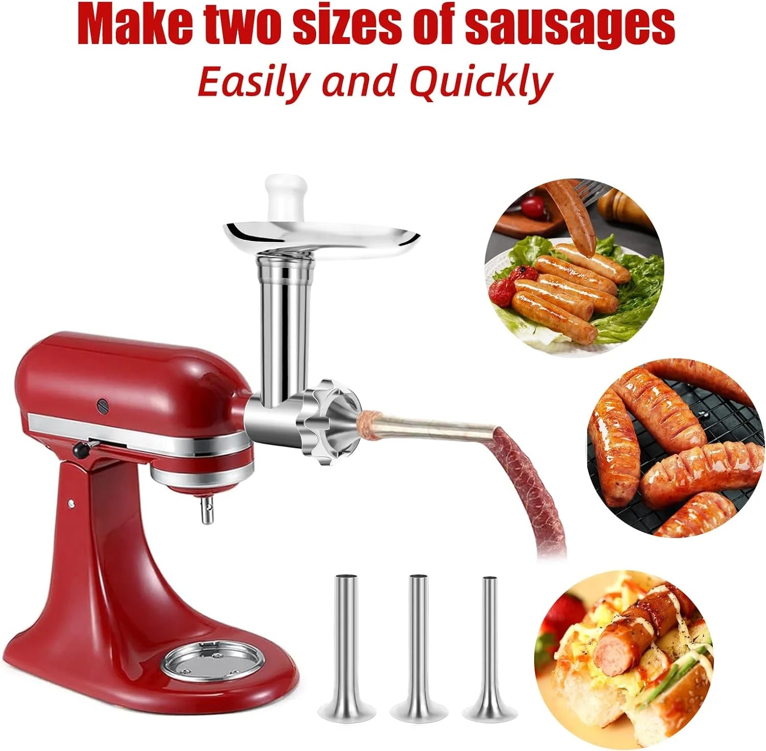 Stainless Steel Meat Grinder Attachments for Stand Mixers G631877